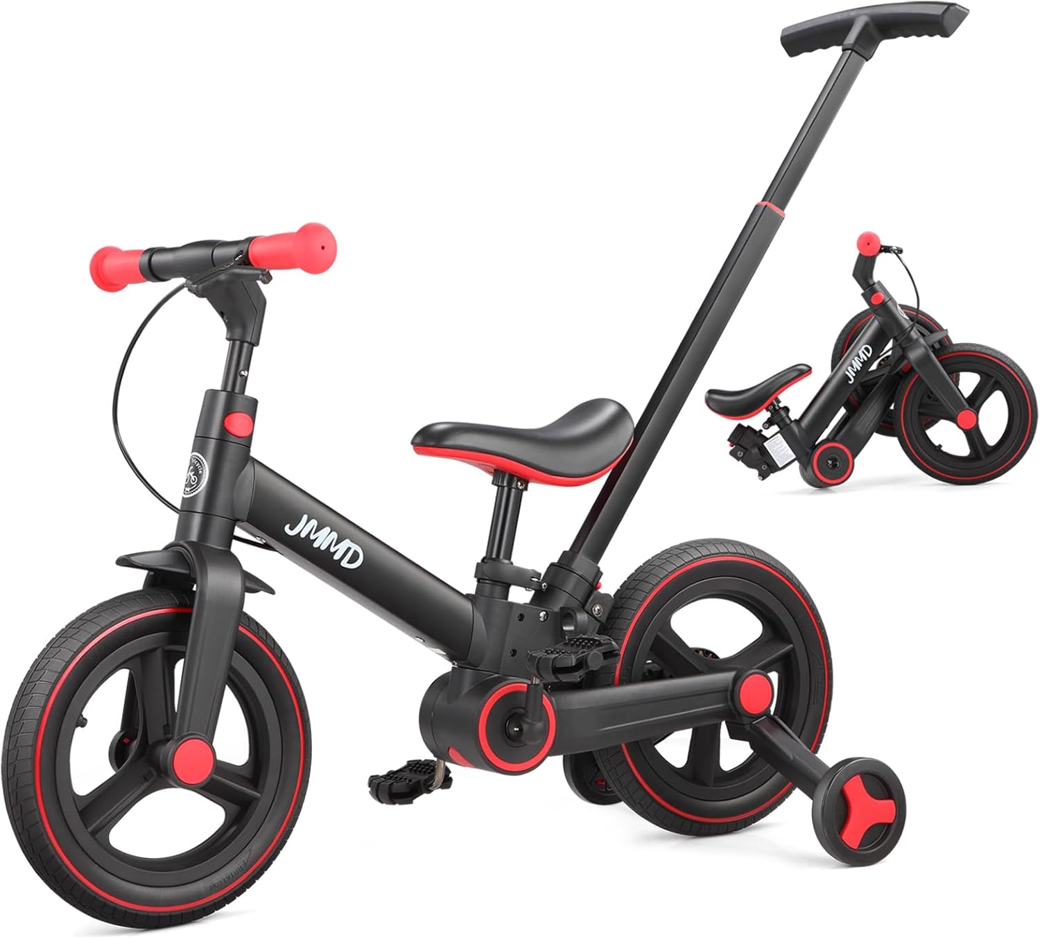 Bicicleta Evolutiva 6 en 1 para Niños de 18 a 60 Meses | Triciclo, Bicicleta de Equilibrio y Pedales Plegable de 12”