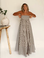 Nocturnal Charm Ruched Maxi Dress