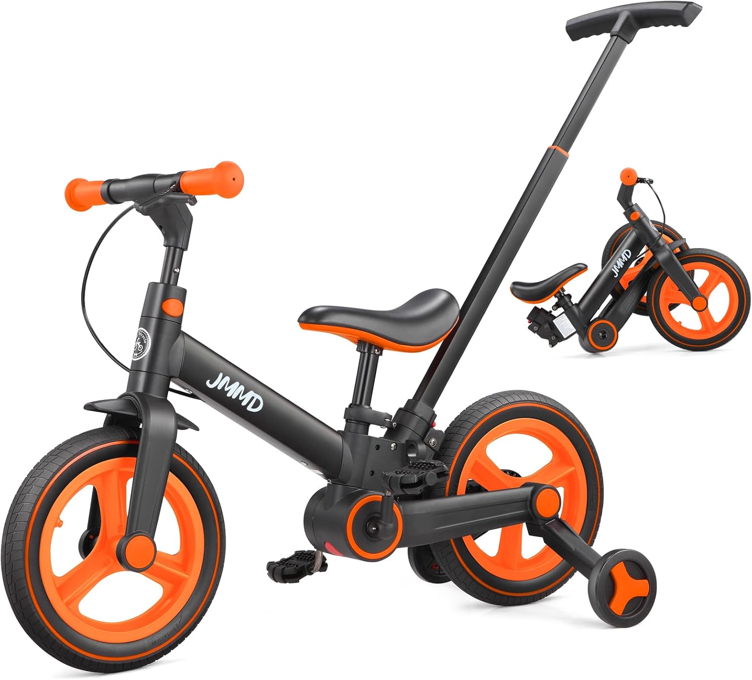 Bicicleta Evolutiva 6 en 1 para Niños de 18 a 60 Meses | Triciclo, Bicicleta de Equilibrio y Pedales Plegable de 12”