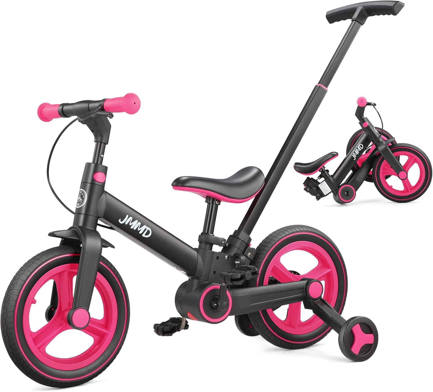 Bicicleta Evolutiva 6 en 1 para Niños de 18 a 60 Meses | Triciclo, Bicicleta de Equilibrio y Pedales Plegable de 12”