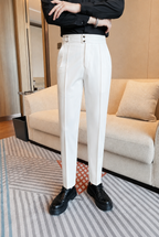 Jeevan | Men's Pleated Gurkha Dress Trousers